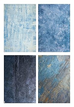 Store2508 (Pack of 2) Flat Lay Flatlay Tabletop Photography Backdrop Background for Food, Jewelry, Cosmetics, Small Product, Photo Pros and More, 56 * 88 cm, Multicolour (Set_Y)