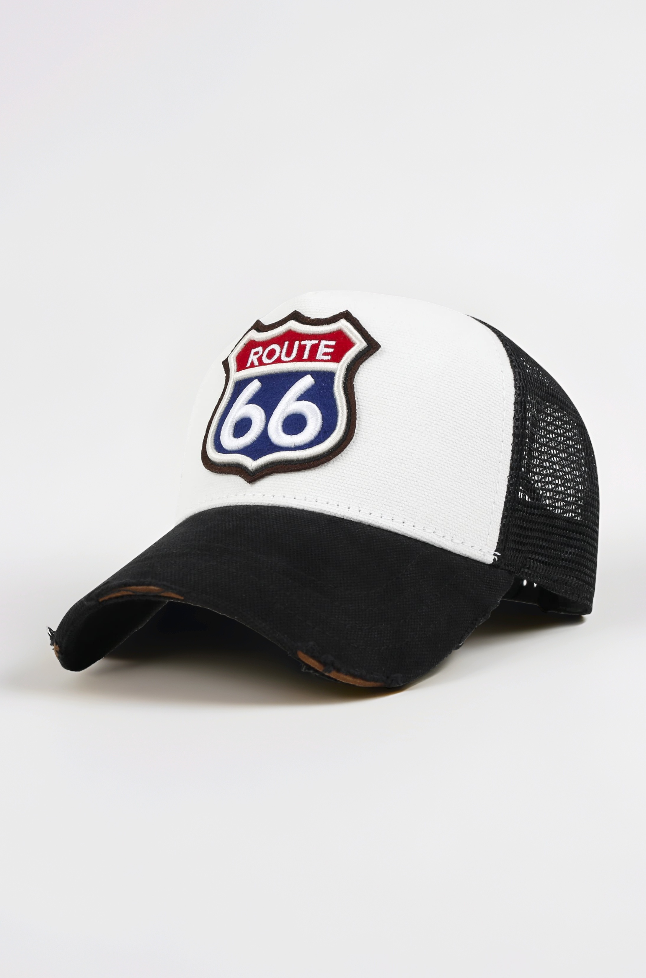 ililily Road Trip Vintage Distressed Snapback Trucker Hat Baseball Cap