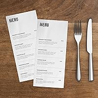 Vista 10 de PrintWorks Professional Papel perforado para menús, folletos, formularios y más, 8.5 x 11, 20 libras, 1 perf vertical de 4.25 pulgadas desde