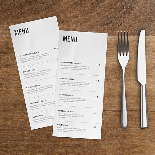 Miniatura 10 de PrintWorks Professional Papel perforado para menús, folletos, formularios y más, 8.5 x 11, 20 libras, 1 perf vertical de 4.25 pulgadas desde la