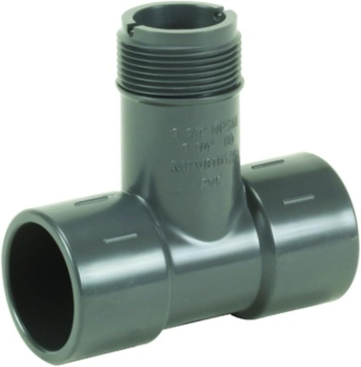 MPV8T020F PVC Tee, Fitting Only, 2"