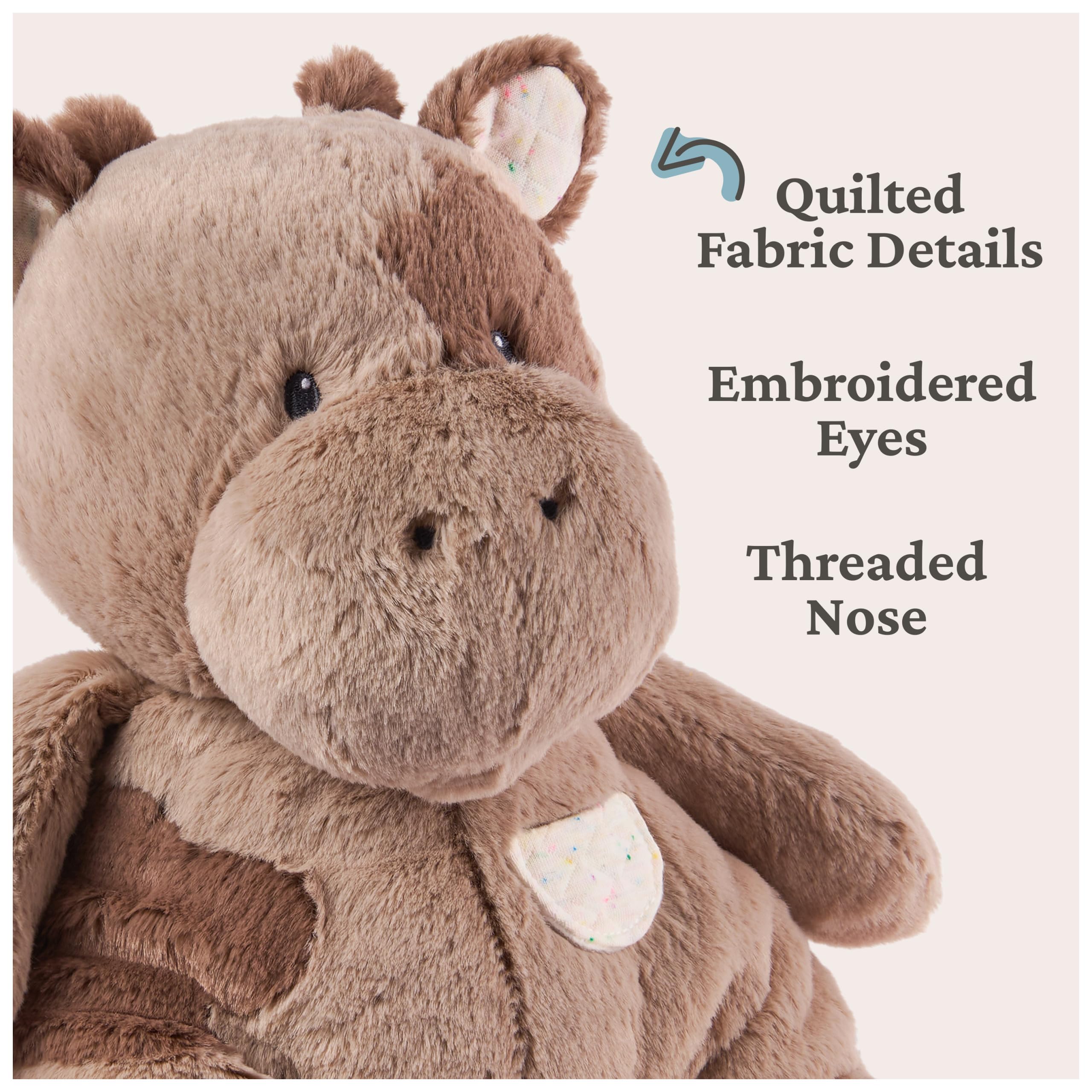 Baby GUND Oh So Snuggly Mucca Peluche Mucca Peluche Animale per Neonati e Neonati, Marrone, 31,8 cm
