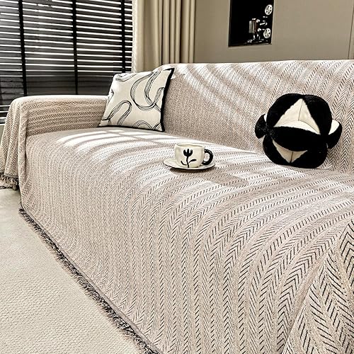 Nobildonna Chenille Couch Cover for Sofa Cover Washable Pet Scratch