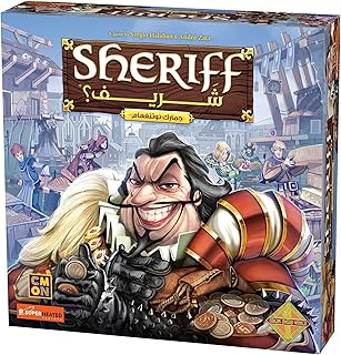 لعبة لوحية شَريف جمارك نوتنجهام الإصدار الثاني لـ 3-6 لاعبين النسخة الرسمية باللغة الإنجليزية والعربية للأعمار من 14 سنة فما فوق - صنع في الصين