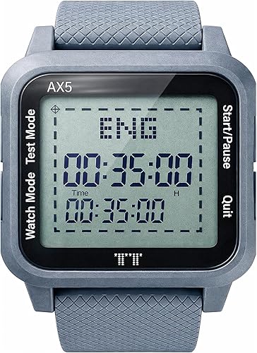 Reloj de pulsera digital de ritmo fácil de usar autorizado por ACT, incluye botón de modo de prueba con sección preprogramada para ACT y marcador de