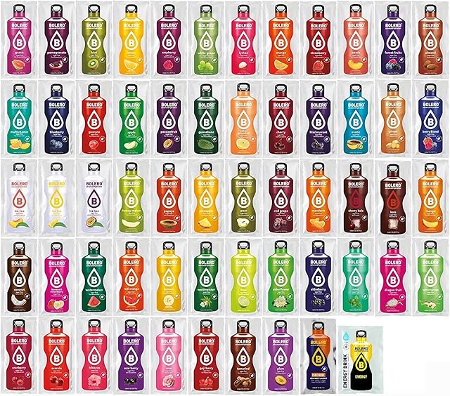 Bolero 58 Varieties Mix Package incl. Shaker FT 58 x 9 g