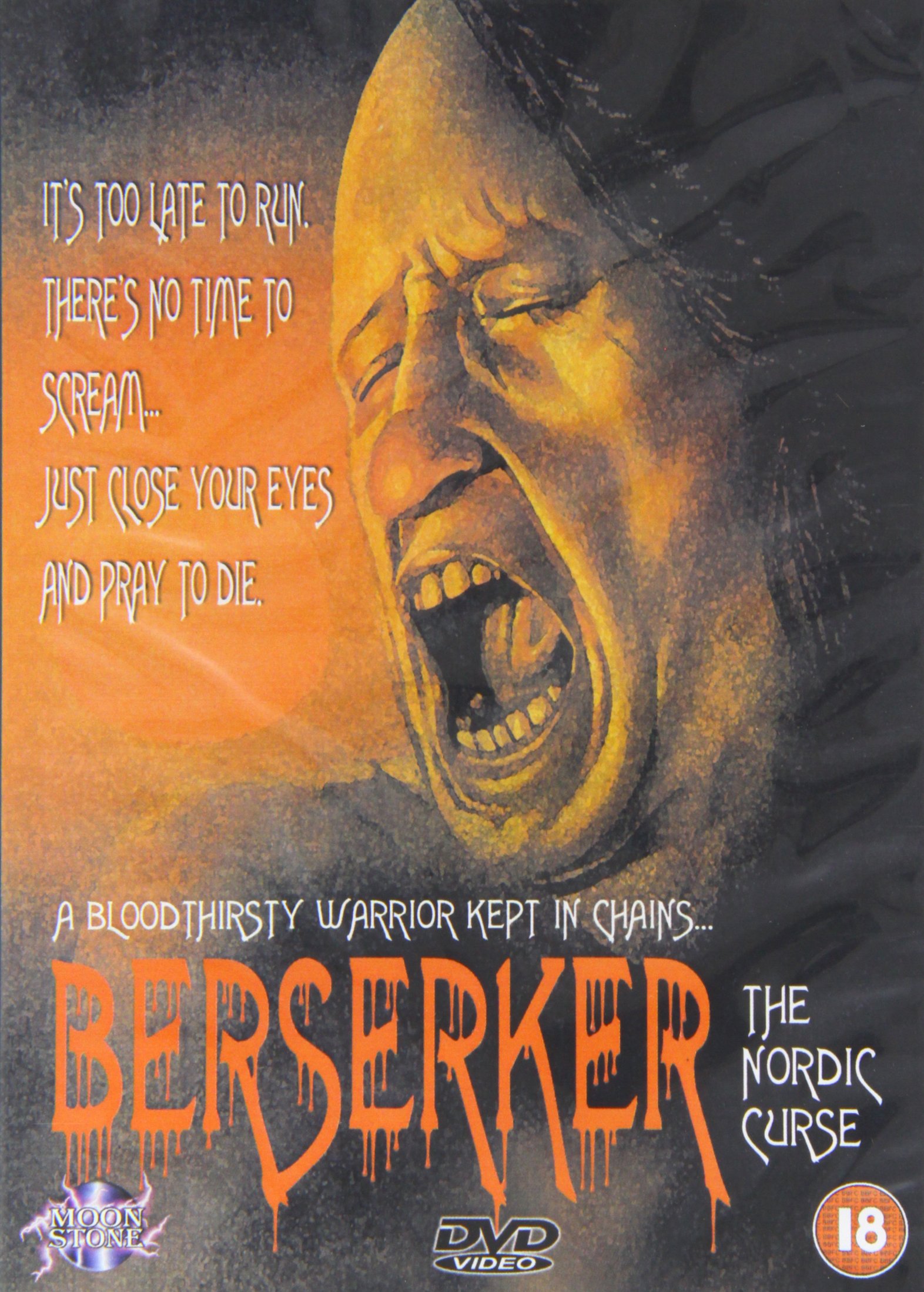 Berserker 1988 DVD película de culto slasher Reino Unido formato físico terror antiguo
