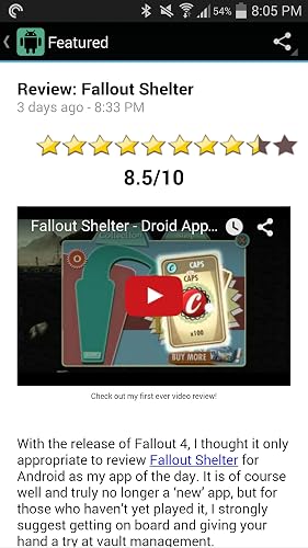 Droid App of the Day – vue 4