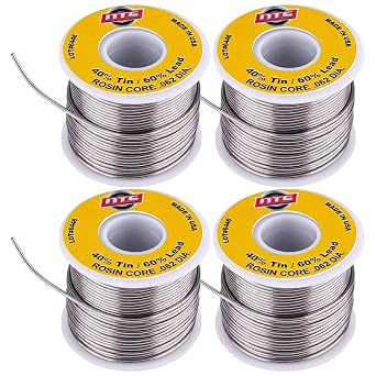 DTS Made in USA Solder Wire Tin Lead 40/60 Rosin Core 0.062-inch 1.6mm on Spool, 1 pound | Soldering Wire for Electronics Repair and More 4