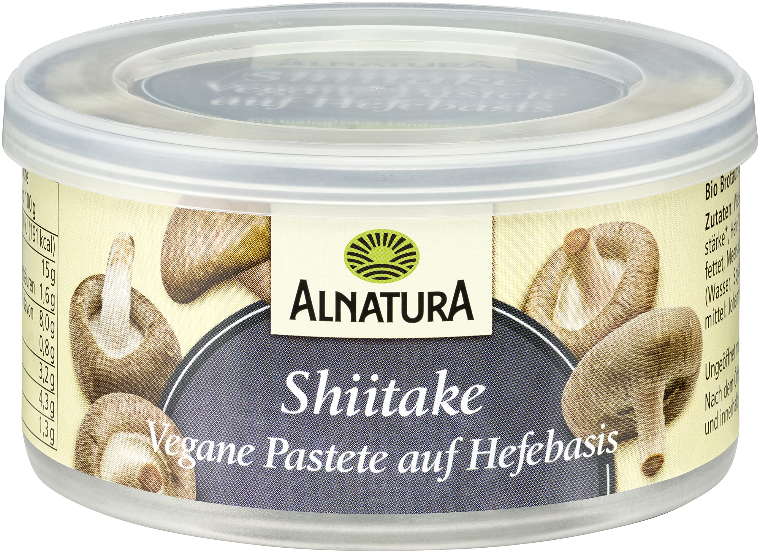 Alnatura Bio Pastete Shiitake, 125g