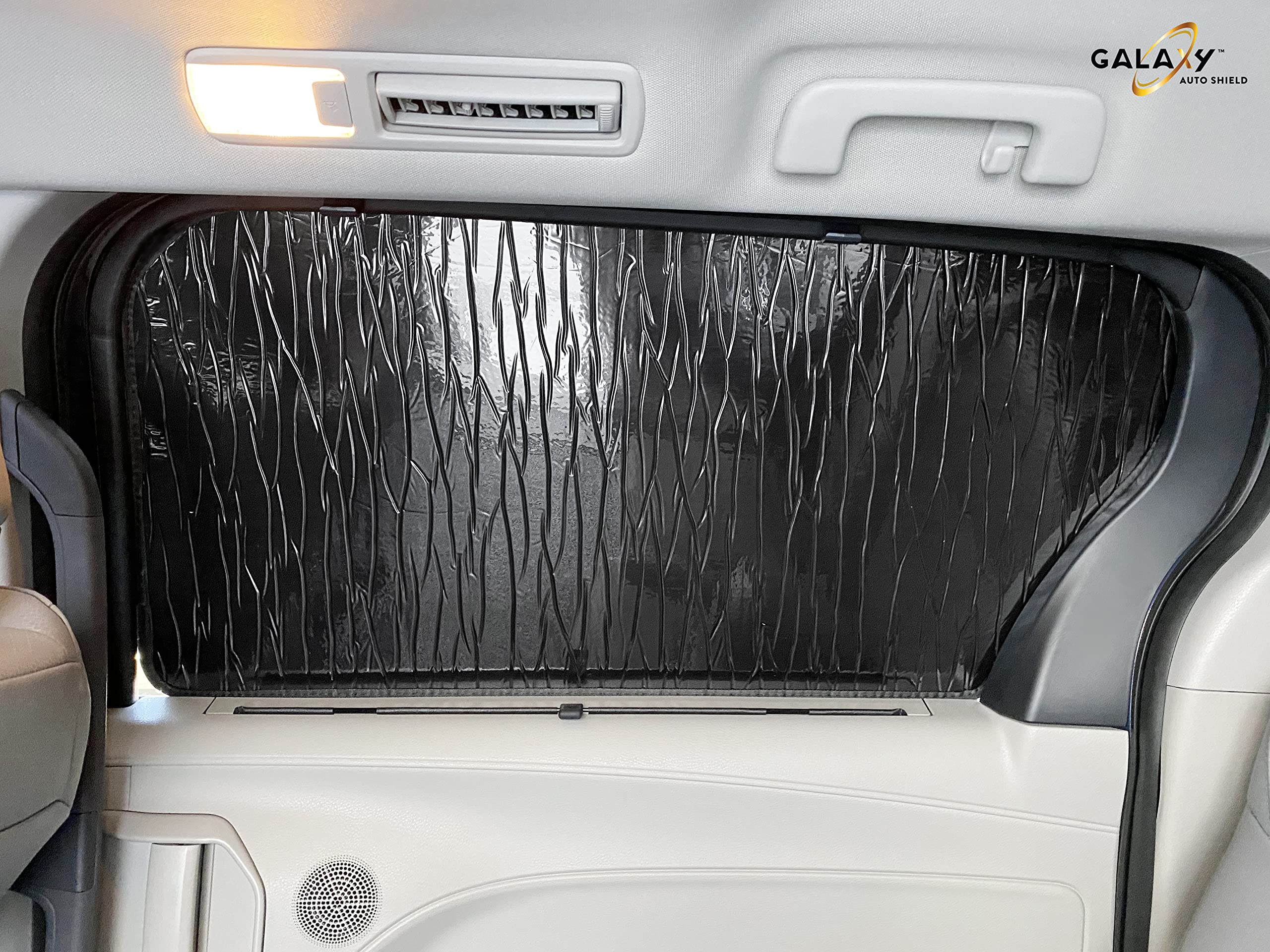 GalaxyAutoShield Custom Fit Rear Side 2nd Row Window Sunshades (2pcs) for 2021 2022 2023 2024 2025 Toyota Sienna Minivan, Insulated Privacy Accessories Blockout UV Reflector Protection - Made in USA