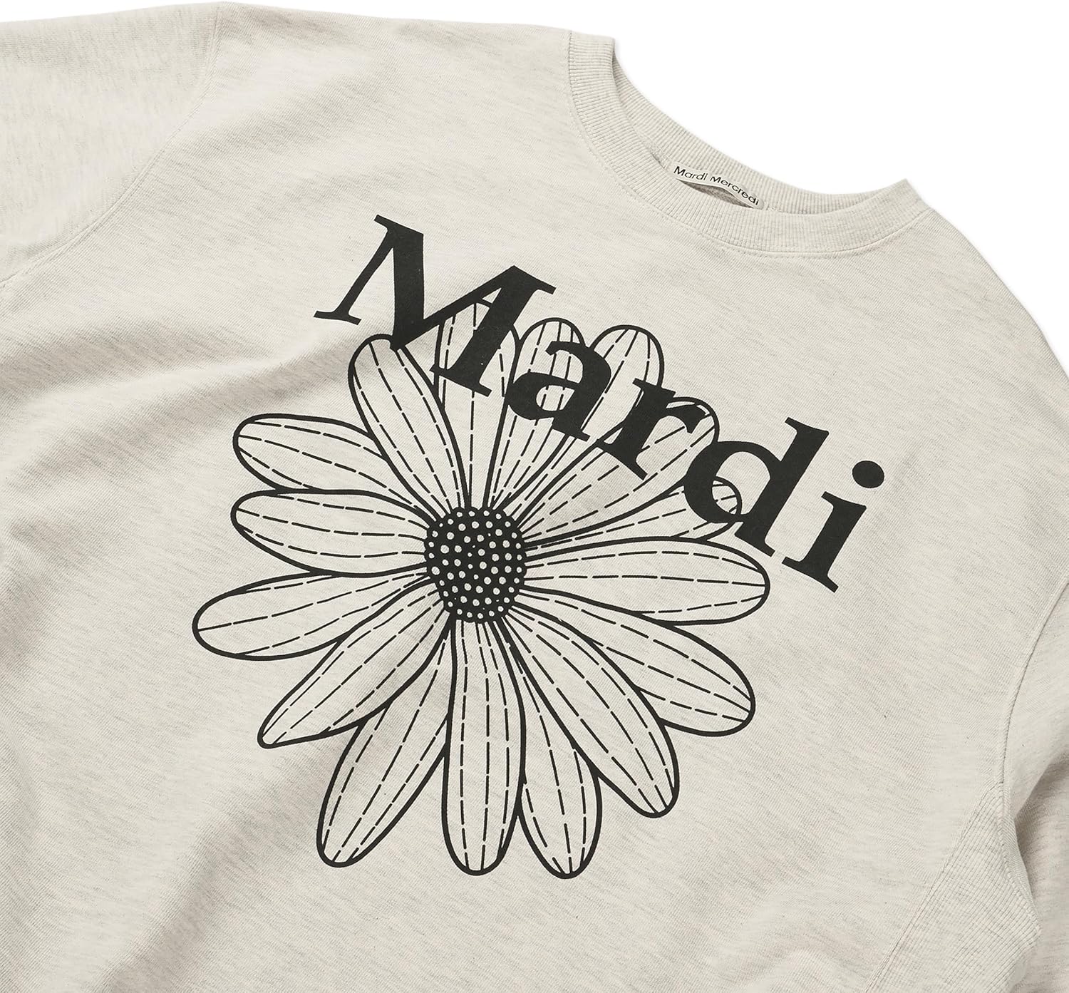 Women's Oversized FlowerMardi Sweatshirt - 100% Cotton Crewneck Pullover - Image 4