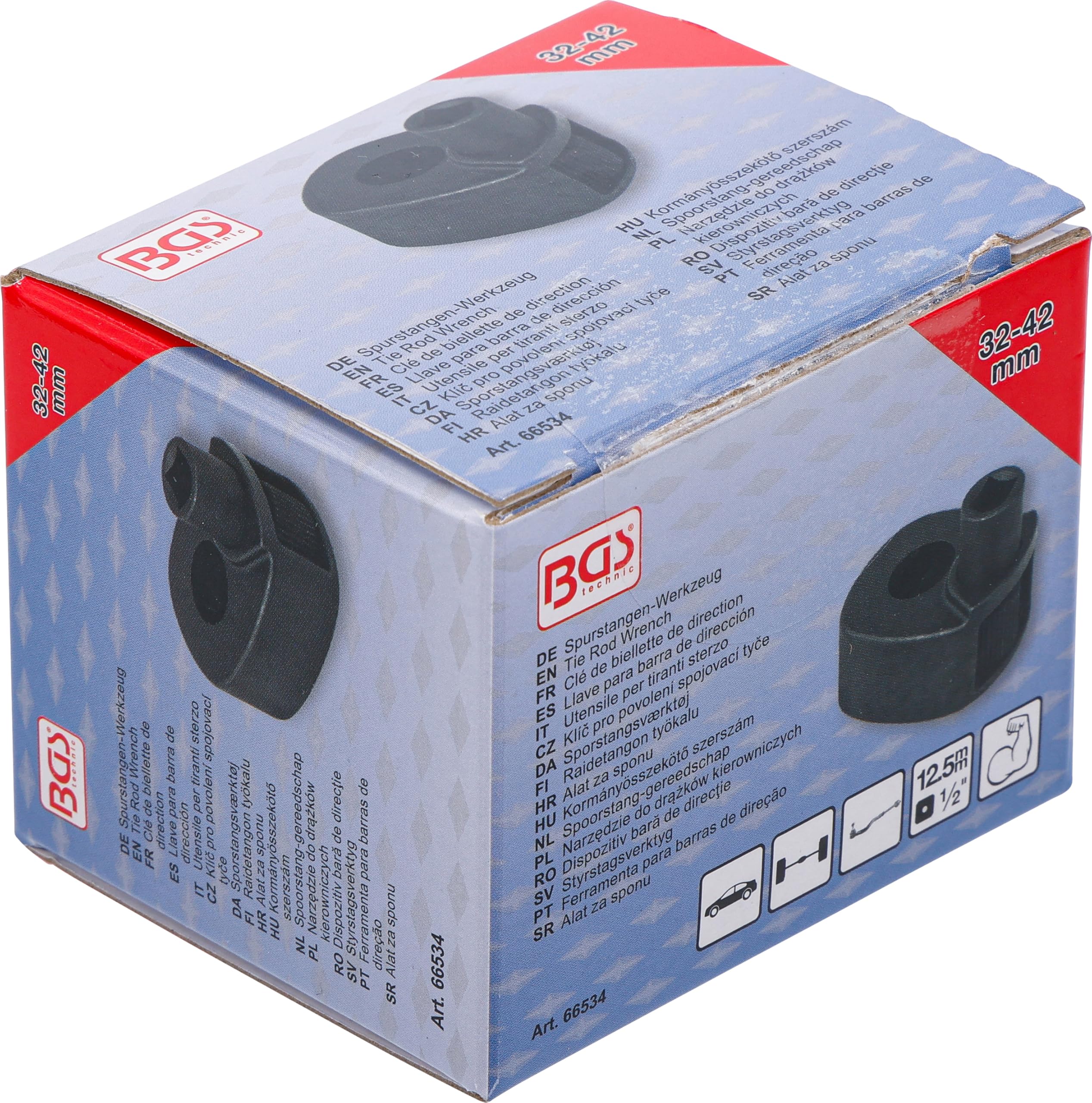 BGS 66534 | Clé de biellette de direction | 12,5 mm (1/2") | 33-42 mm