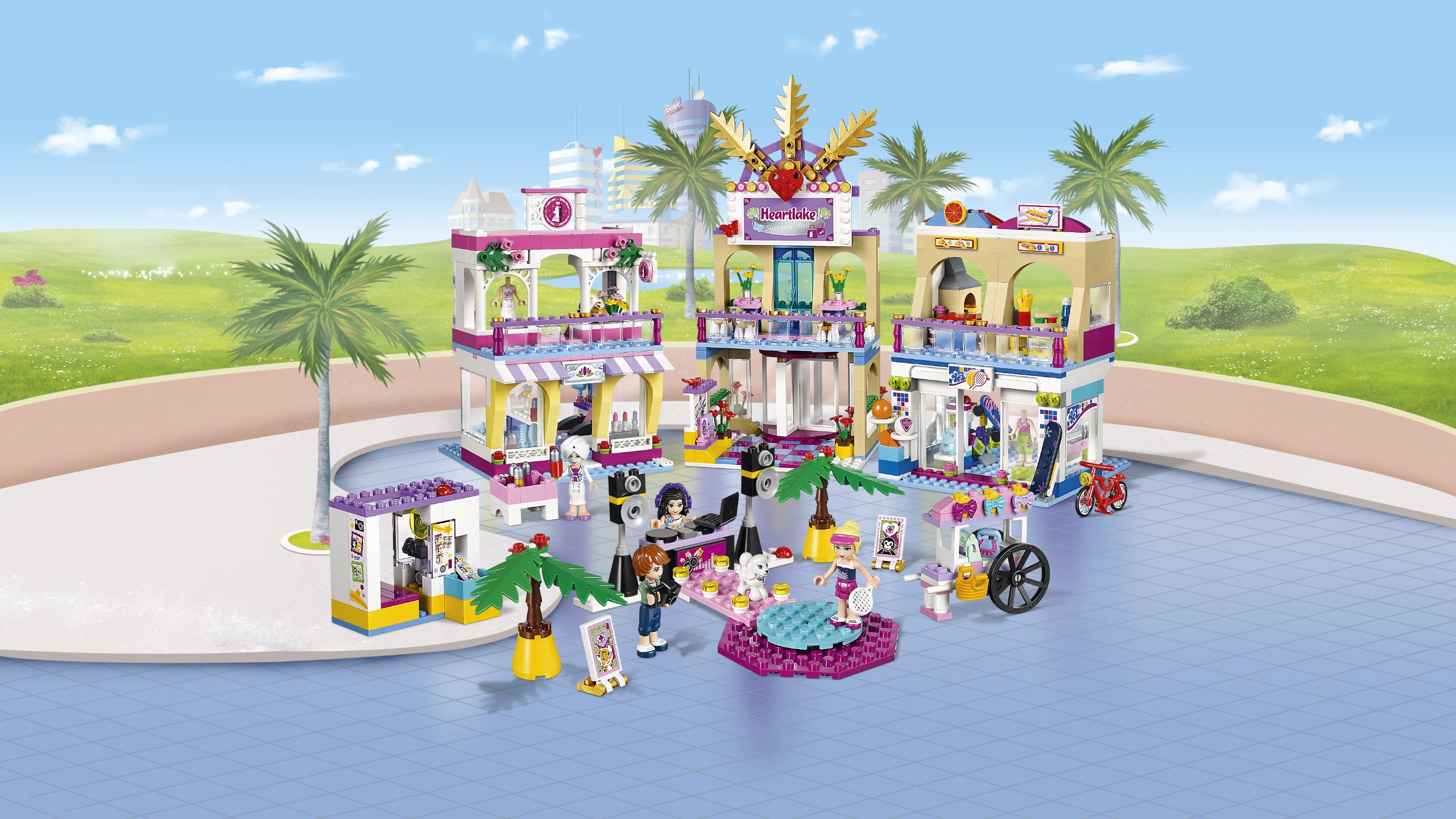 Lego Friends - 41058 - Jeu De Construction - Le Centre Commercial D'heartlake City