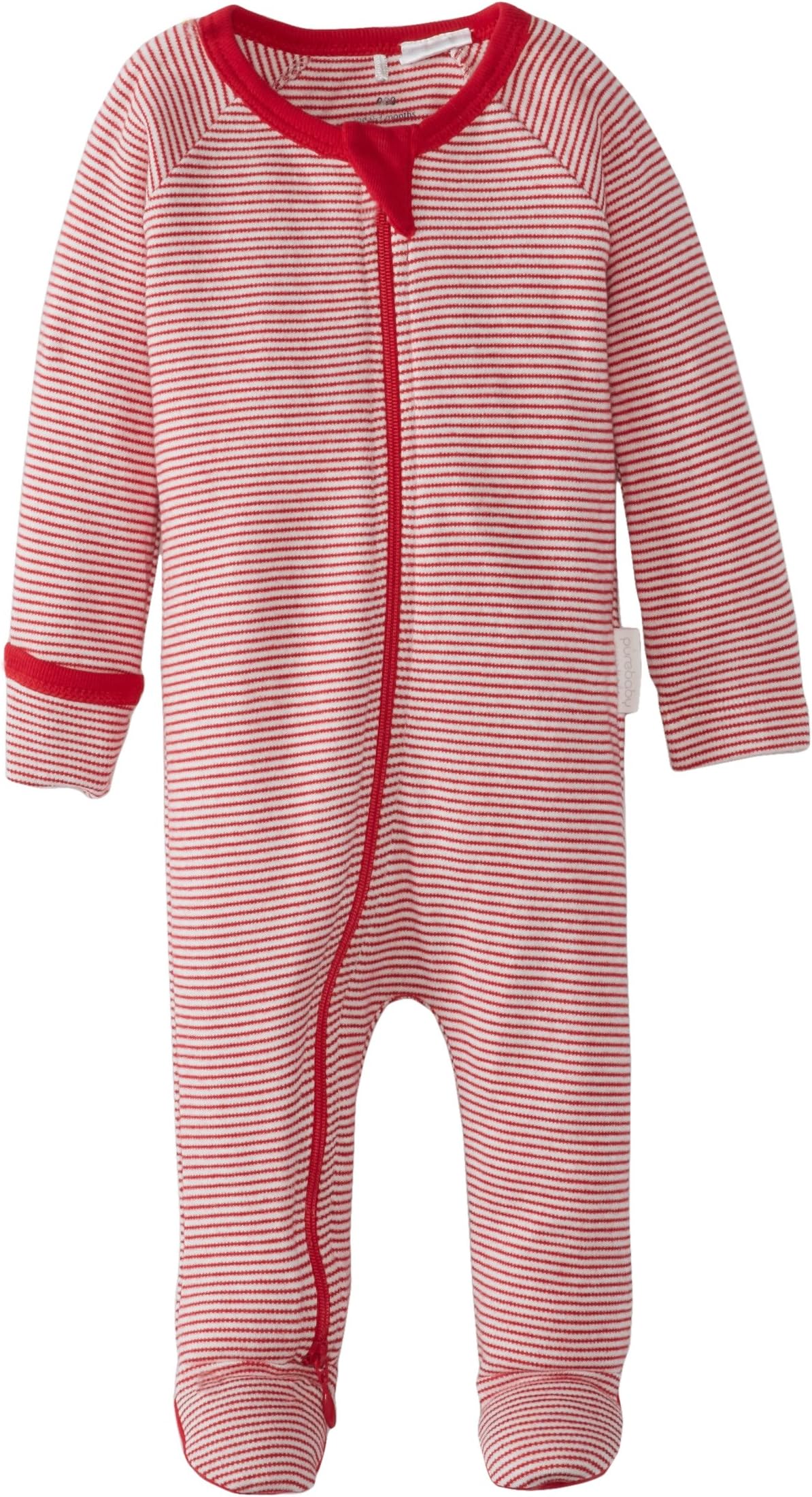 Pure Baby Unisex-Baby Newborn Zip Growsuit