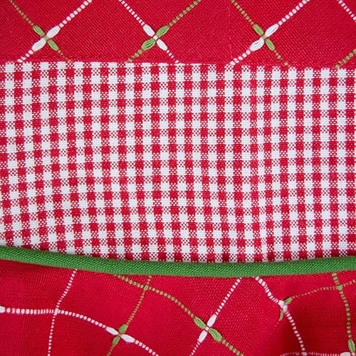 Miniatura 10 de DII Delantal de cocina de Navidad ajustable para mujer, tamaño adulto para cocinar, hornear, manualidades y entretenimiento