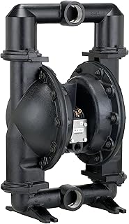 ARO 666250-G22-C Aluminum Nitrile Single Double Diaphragm Pump, 172 gpm, 120 psi