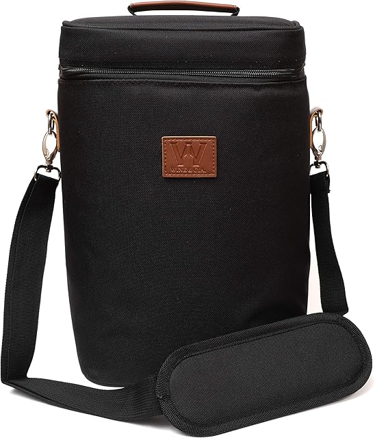 Wine Bag P/ 4 Garrafas De Vinho Bolsa Termica Mala Para Levar Vinhos by Wine & Cia.
