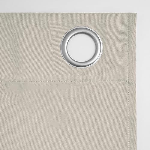 Miniatura 5 de Sun Zero Soho Blackout - Cortina de eficiencia energética con ojales, un panel de 54 x 84 pulgadas, color piedra