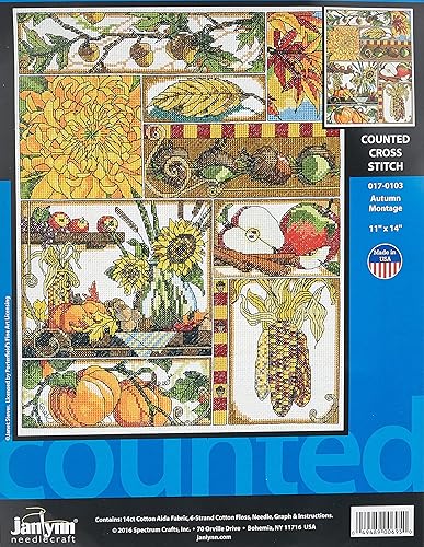 Janlynn Kit de punto de cruz de 14 unidades, 11 pulgadas x 14 pulgadas