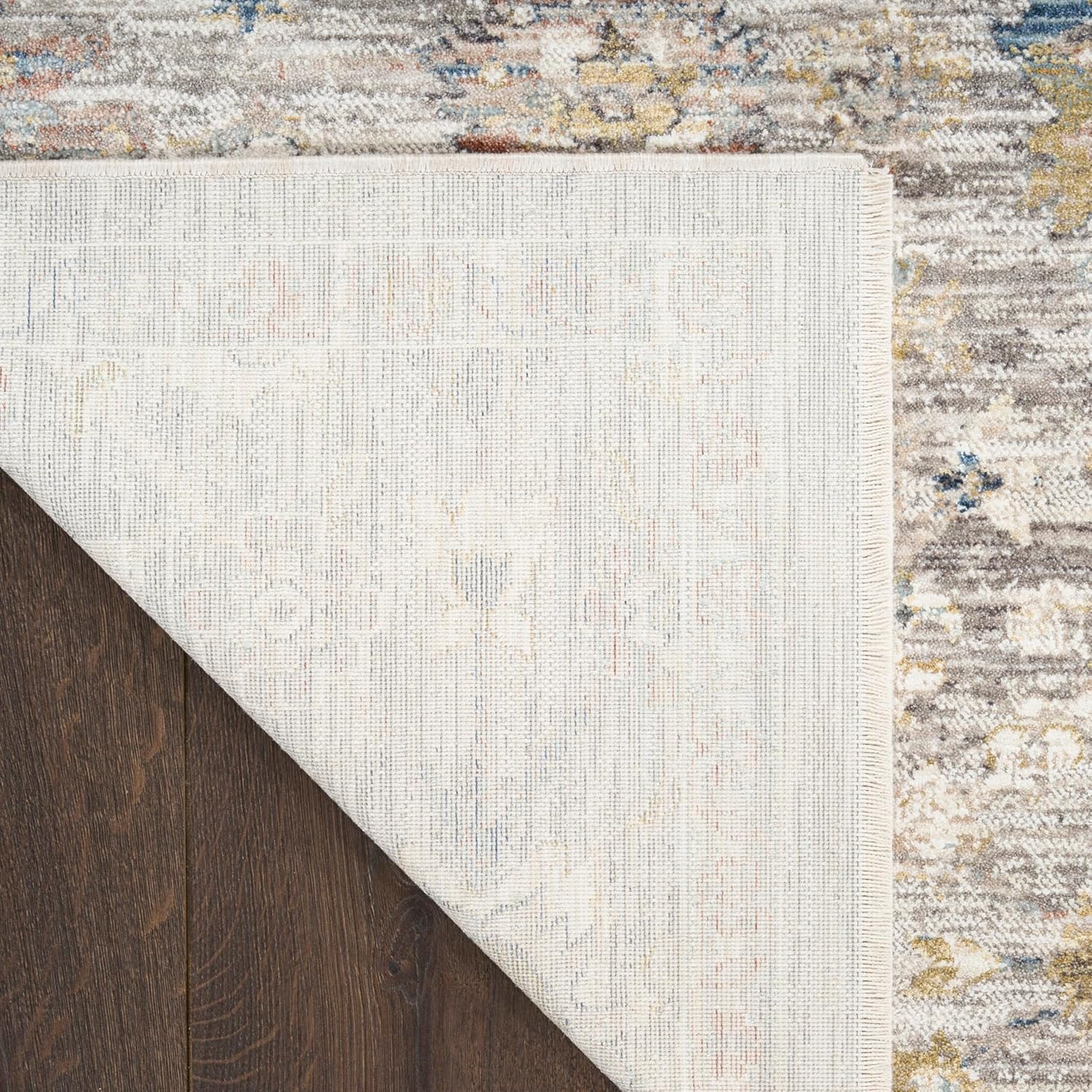 Nourison Home Heirloom Blend Grey 2'2" x 10' Area Rug - Easy Clean, Non Shedding, Bed Room, Living Room, Dining Room, Kitchen (10' Runner)