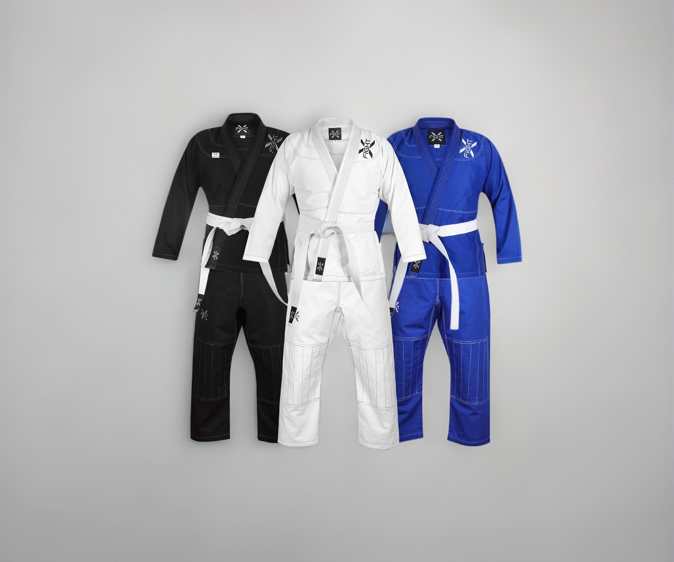 BJJ Gi for Men & Women Brazilian Jiu Jitsu GI Lightweight Suit with Free Belt