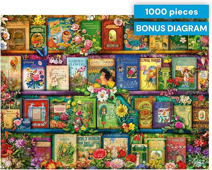Rompecabezas Vintage Summer Books 14+ Anos miniatura 6
