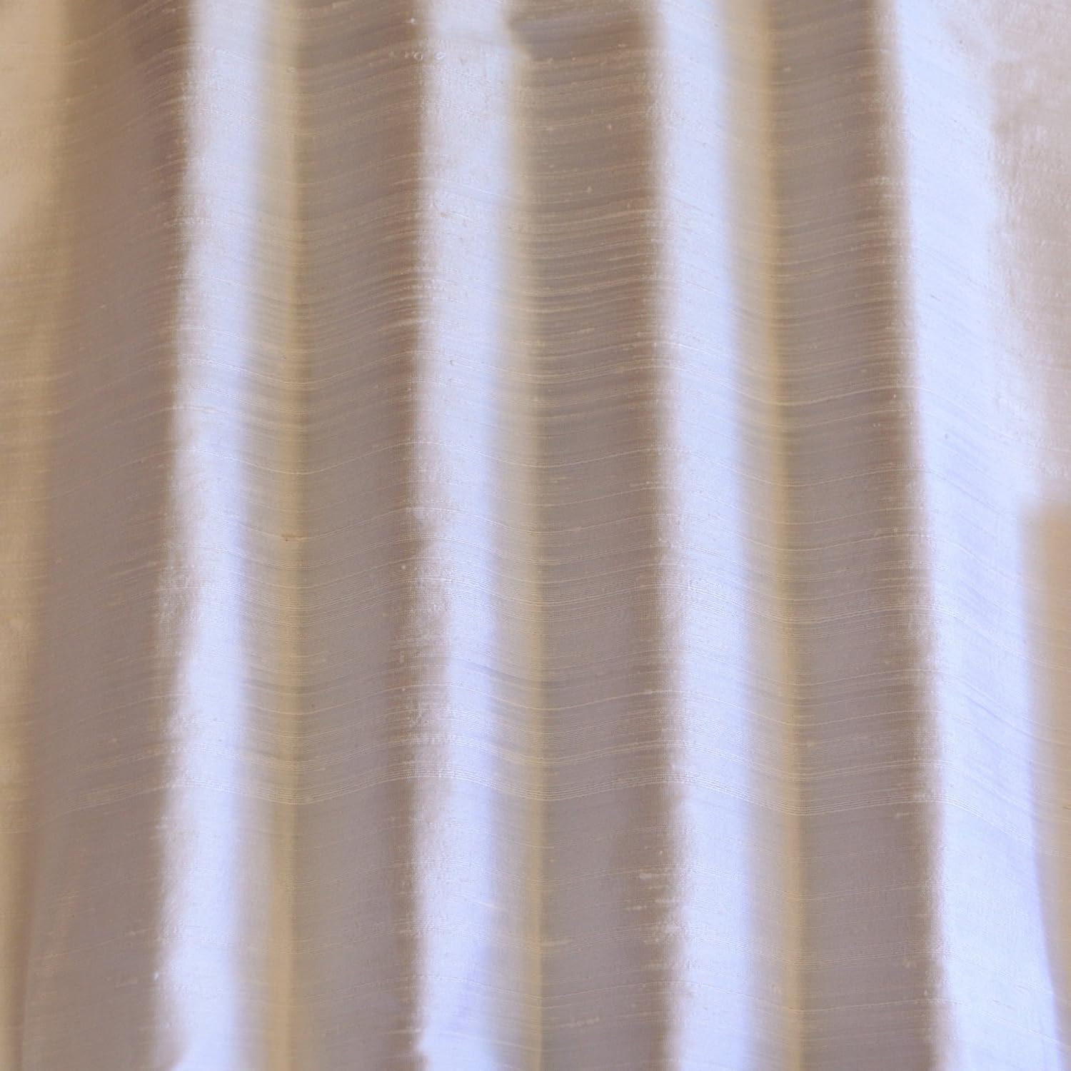 44" Wide - White Dupioni Silk, 100% Silk Fabric, by The Yard