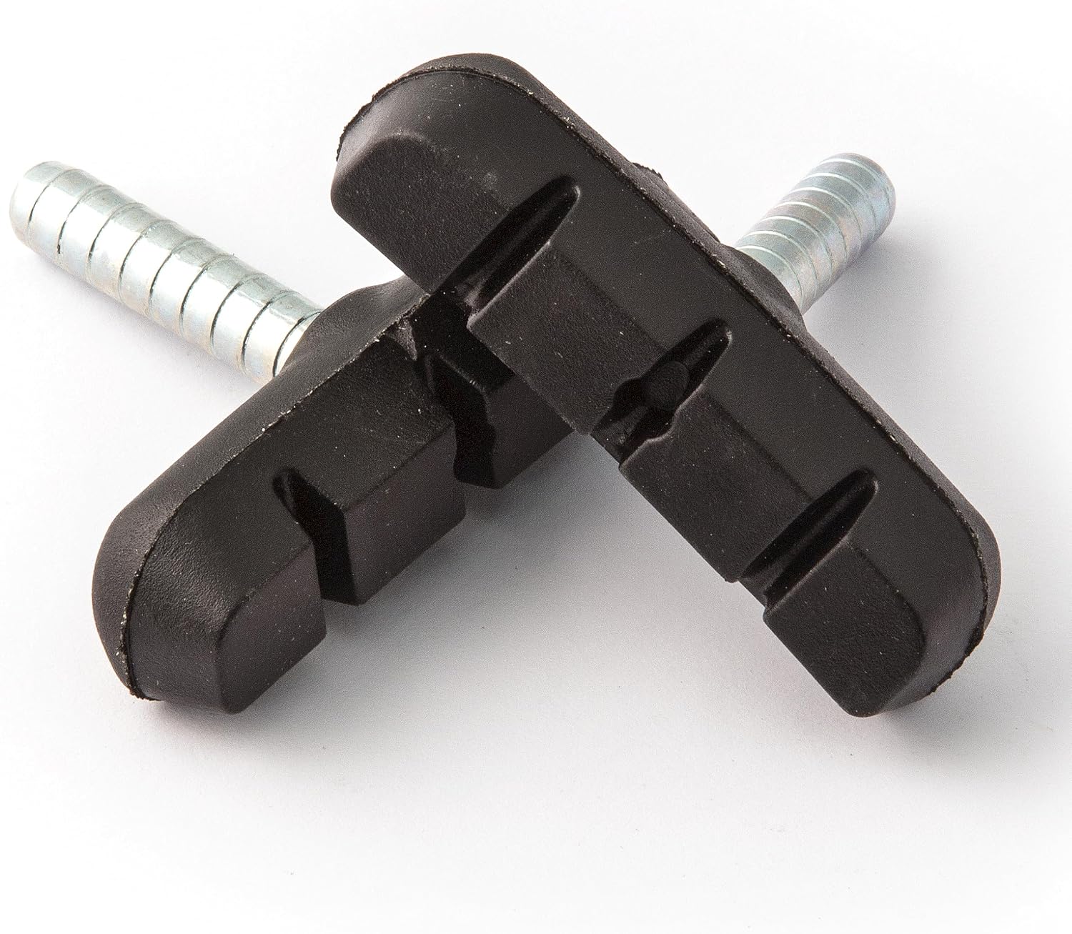 Clarks Mountain Rim Replacement Brake Pads - Pair of 55mm Non-Threaded V-Type Brake Pads for Cantilever Brake Systems Compatible with Mountain Bikes