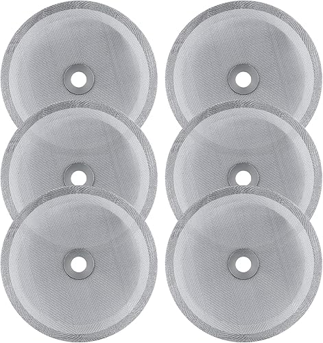 Miniatura 8 de Piezas de filtro de 2.6 pulgadas para prensa francesa de 11.8 fl oz, juego de 3 piezas de acero inoxidable que contiene disco en espiral, pantalla