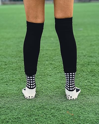 Miniatura 6 de Calcetines de fútbol, calcetines de fútbol para hombre, calcetines de fútbol antideslizantes, calcetines de agarre, mangas de espinilleras, correas