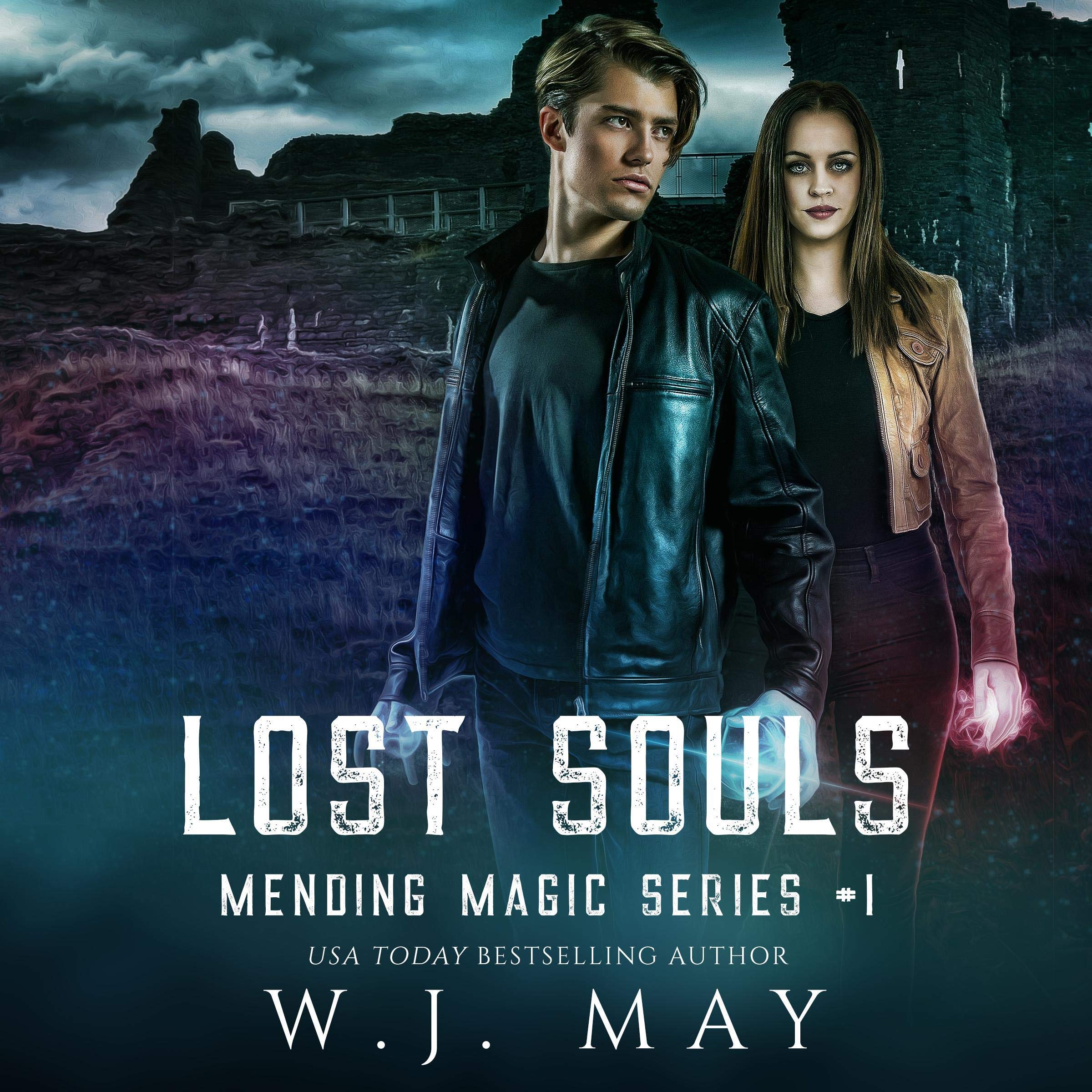 Cover art for Lost Souls: Dystopian Paranormal Teen Romance (Mending Magic Series, Book 1)