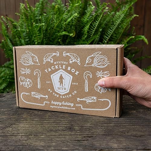 Vista 17 de Catch Co Caja de aparejos misteriosos Kit de pesca de agua dulce Lubina Trucha Crappie Bluegill Perca Sunfish Bagre