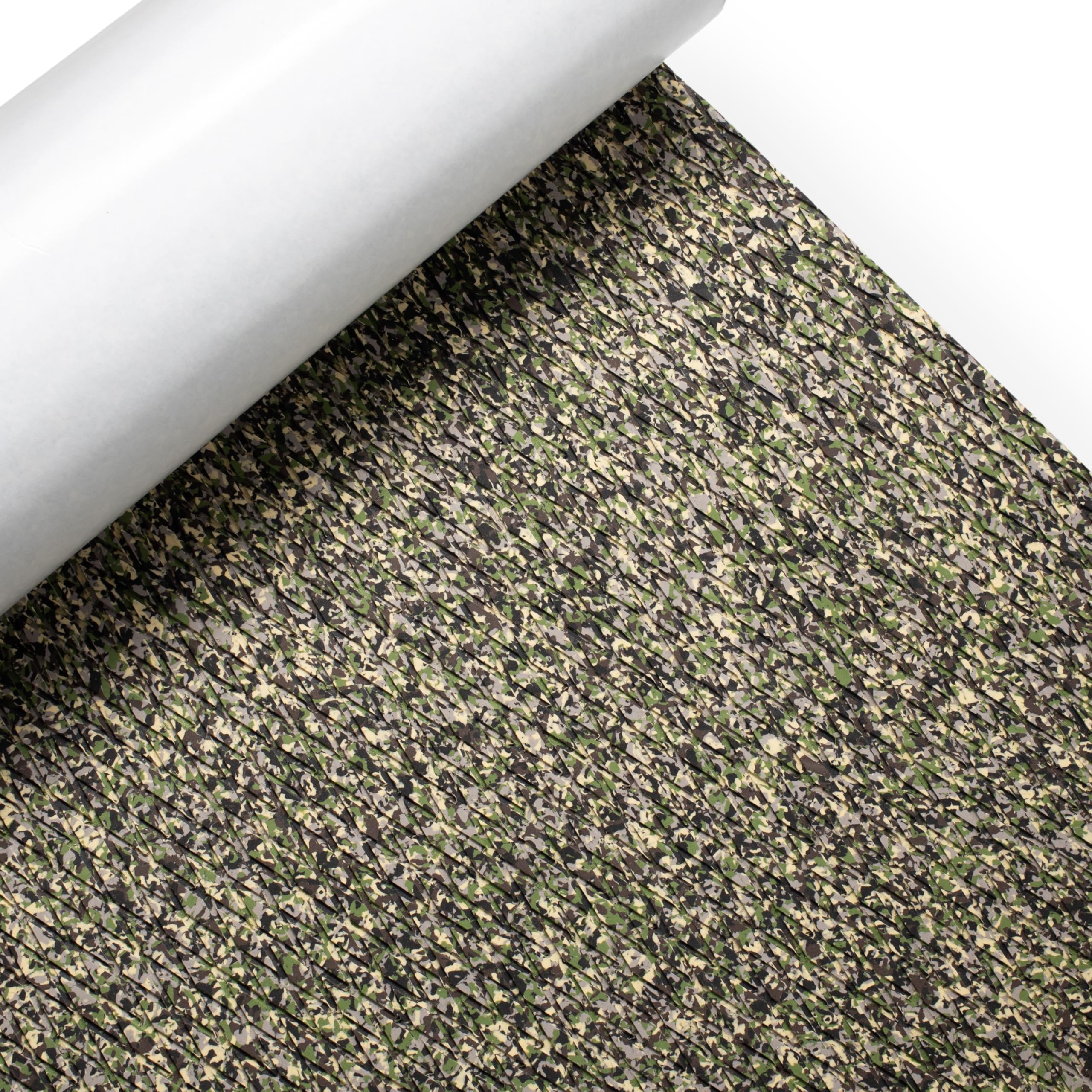 FOCEAN Boat Flooring - EVA Foam Boat Decking Sheet- Camo Diamond Marine Deck Mats Self-Adhesive Grip Pad for Bass Boats Jon Boat Pontoon RV Yacht Kayak Surfboard Floor 94"x15"