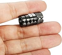 Vista 5 de Jstyle 3 pares de aretes de aro de acero inoxidable para hombre y mujer con circonita cúbica sin perforación