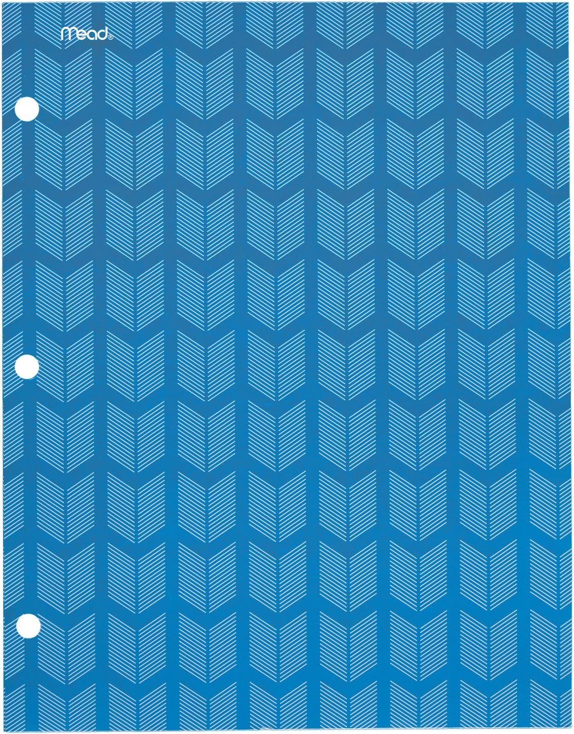 Mead Pocket Folders, 2-Pocket, 12" x 9-3/8", Fashion, Assorted Designs, 6 Pack (73845)