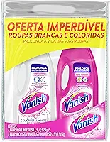 Tira Manchas Gel Vanish Multiuso para roupas brancas e coloridas - 2 unidades de 1,5L