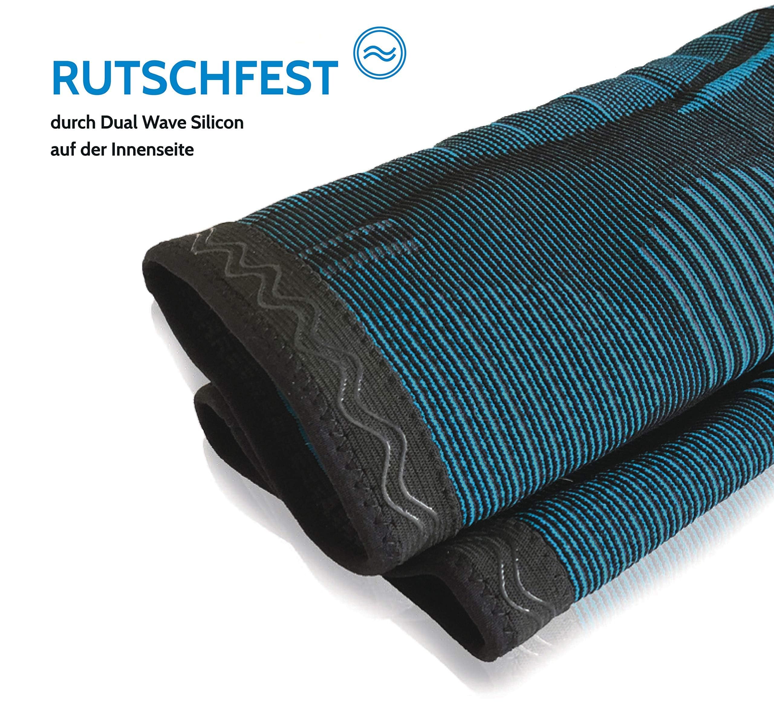 Kniebandage 2er Set Premium stabilisiert & schützt die Gelenke bei jeder Bewegung, Knie Bandage für Damen & Herren, rutschfeste & atmungsaktive Knee Pads, für jede Sportart