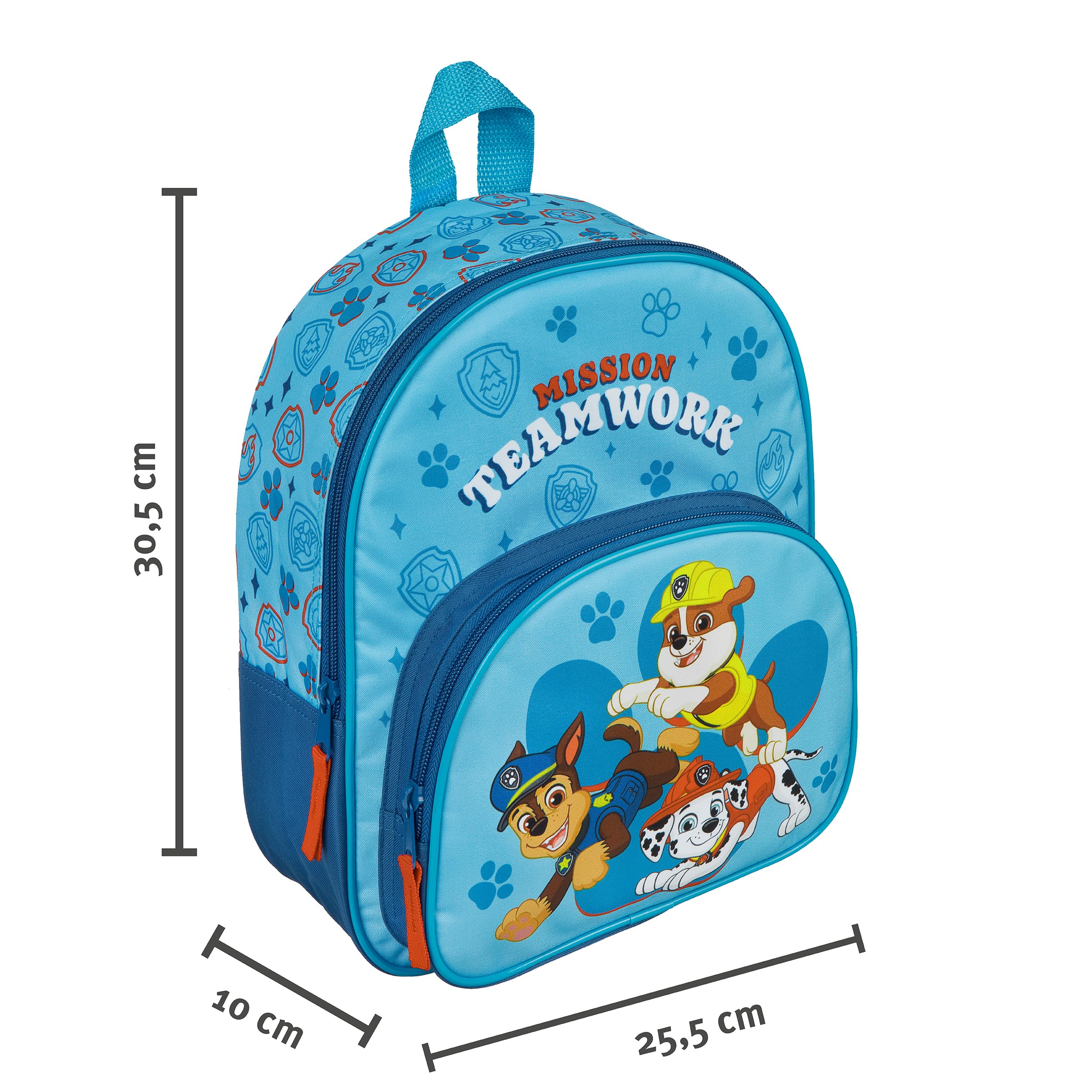 Undercover - Plecak dziecięcy Paw Patrol - z kieszenią z przodu - do przedszkola, na czas wolny i w podróży - trwały i praktyczny - dla dzieci w wieku od 4 lat