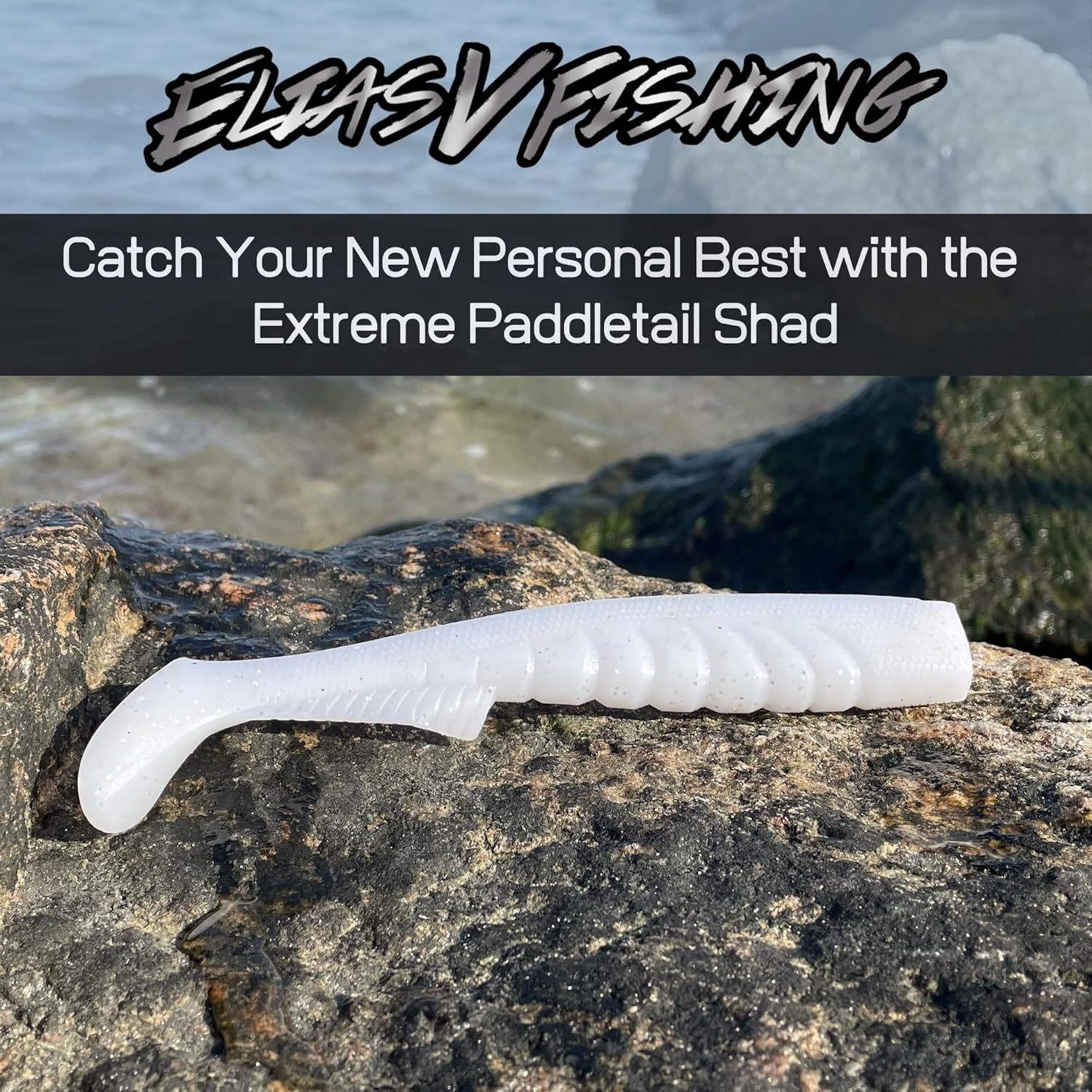 Extreme Paddle Tail Swim Baits - Soft Plastic Swimbaits, Premium Paddle Tail Swimbaits for Bass Fishing, Great Action Lifelike Saltwater Soft Swimbait Shad Lure