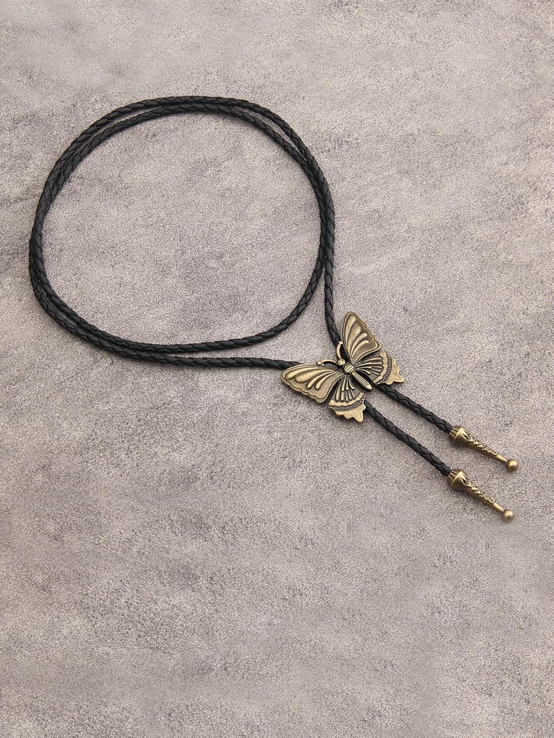 GelConnie Native American Bolo Tie Rodeo Cowboy Leather Necktie Western Necklace Costume Accessories for Men,Women - Image 8