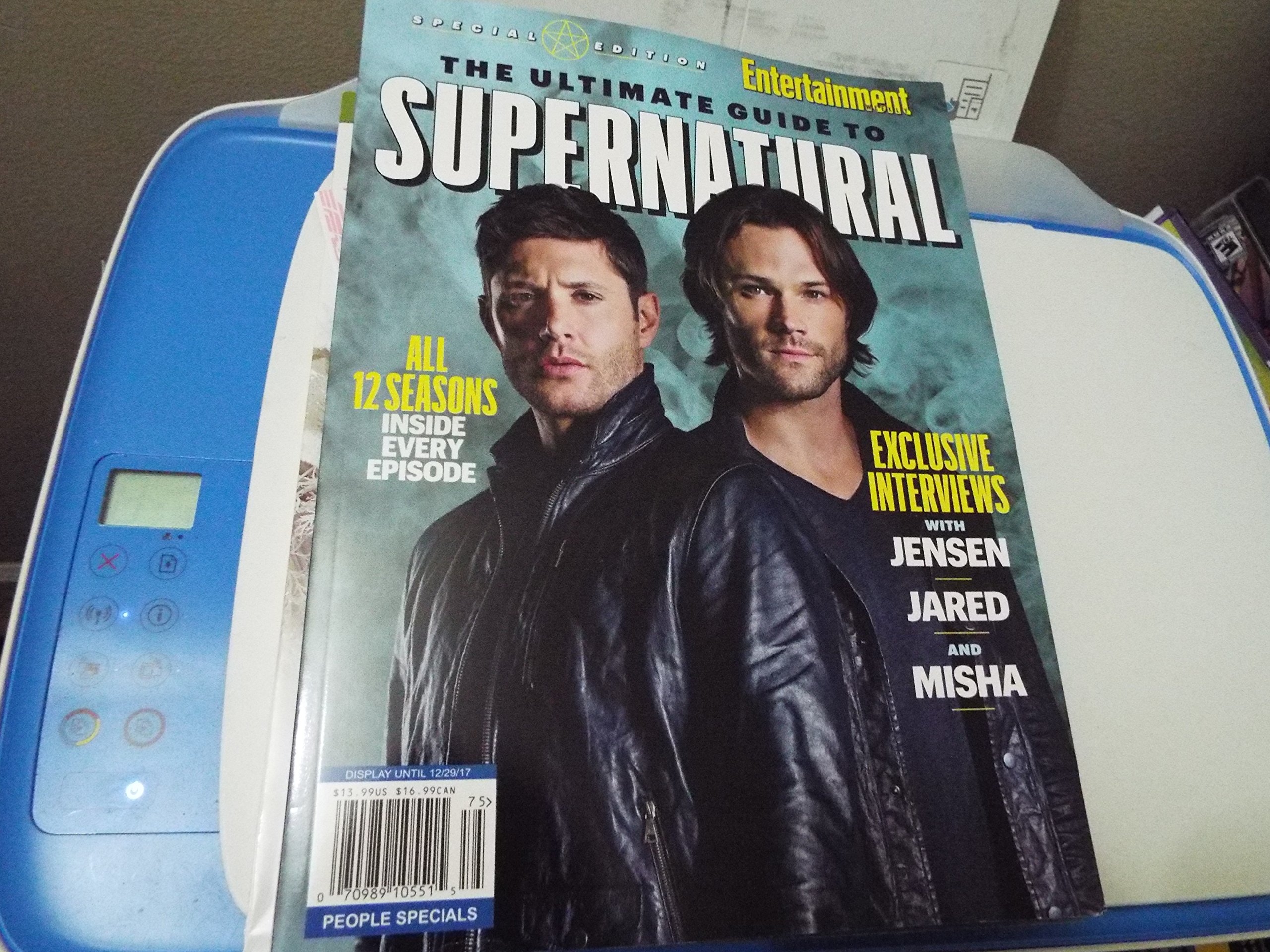 ENTERTAINMENT WEEKLY The Ultimate Guide to Supernatural Single Issue Magazine – September 29, 2017