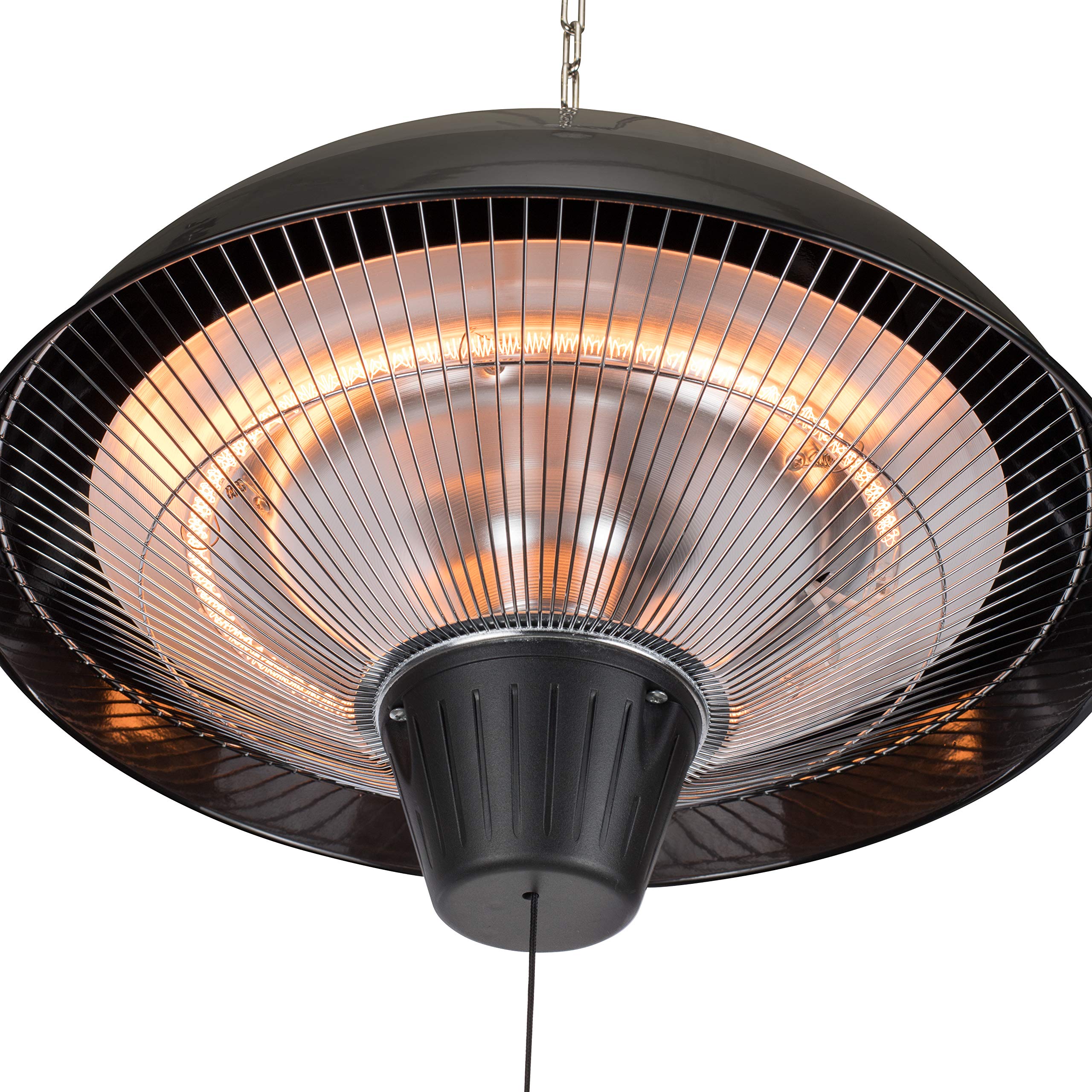 Tristar KA-5273 - Calefactor para Terraza, Infrarrojos, Cabezal de 360º, IP34, 1500 W, Negro