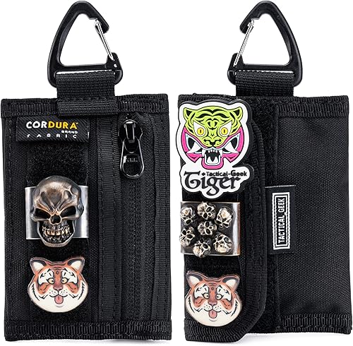 Vista 11 de TACTICAL GEEK - Organizador de bolsa de almacenamiento A2 M EDC, monedero de nailon, bolsillo de almacenamiento EDC multiusos, organizador