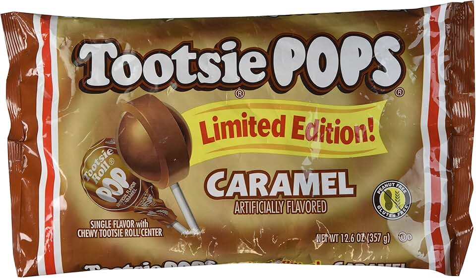 caramel lollipops
