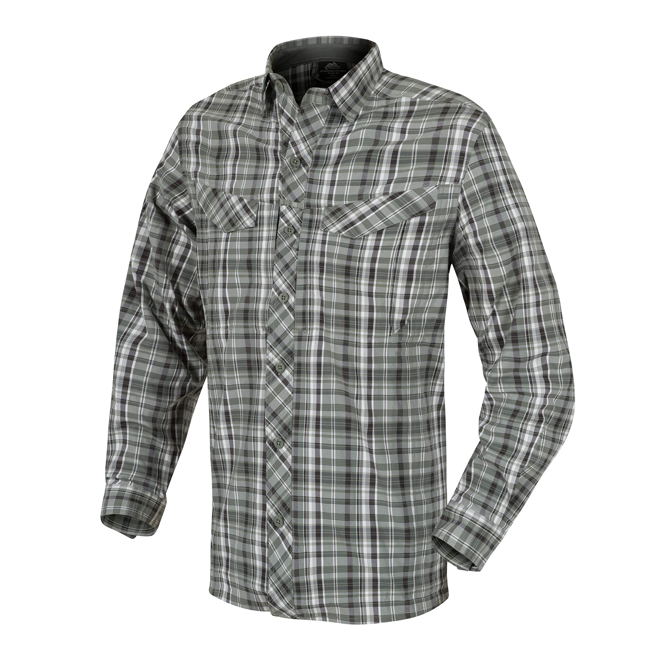 Helikon-Tex DEFENDER Mk2 CITY SHIRT - Nylon Stretch PINE PLAID XXXL/Regular