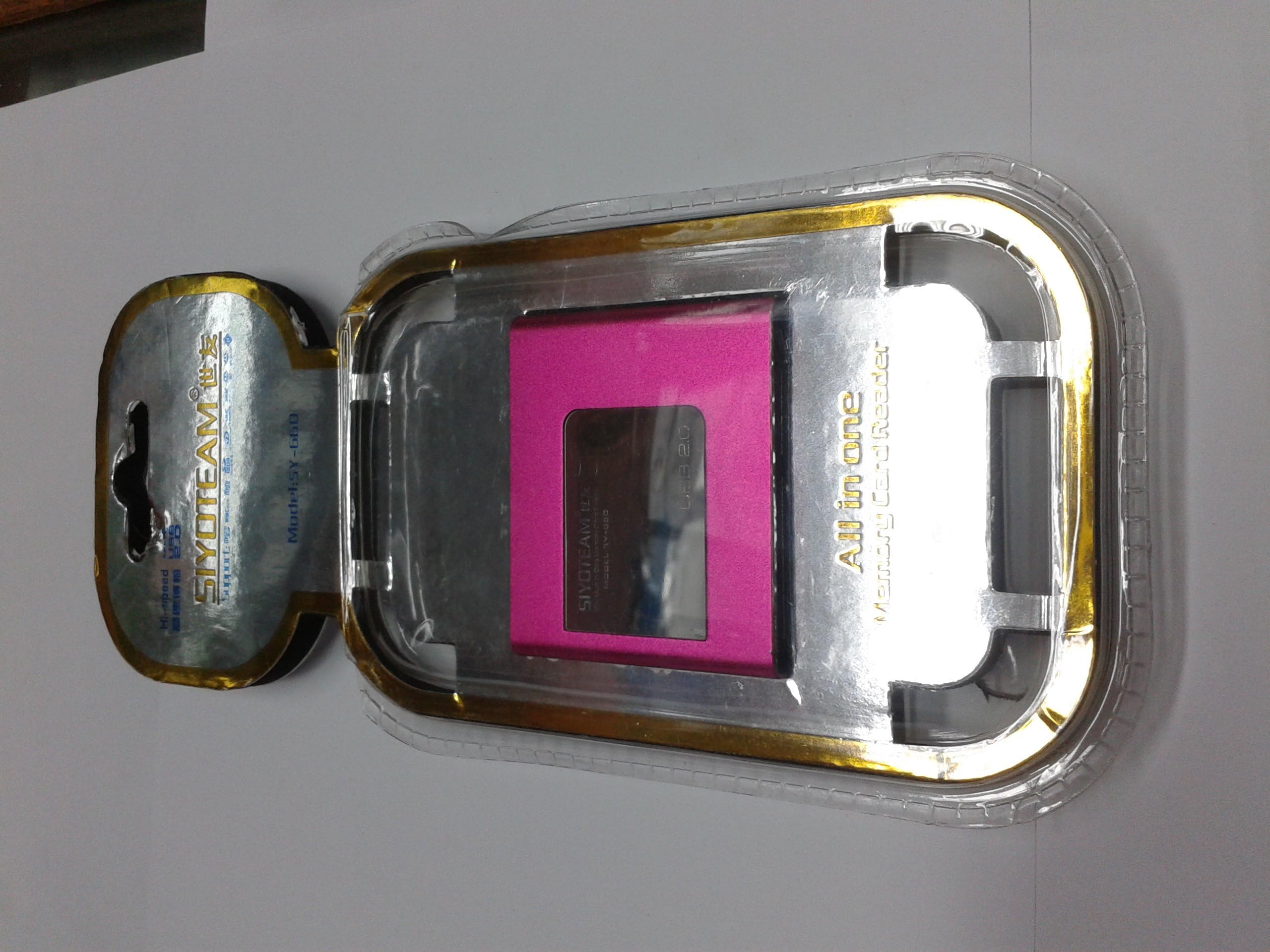 SIYOTEAM MODEL SY-660 ALL IN ONE MEMORY CARD READER WITH BUILT-IN USB 2.0 IN RETAIL PACKAGE