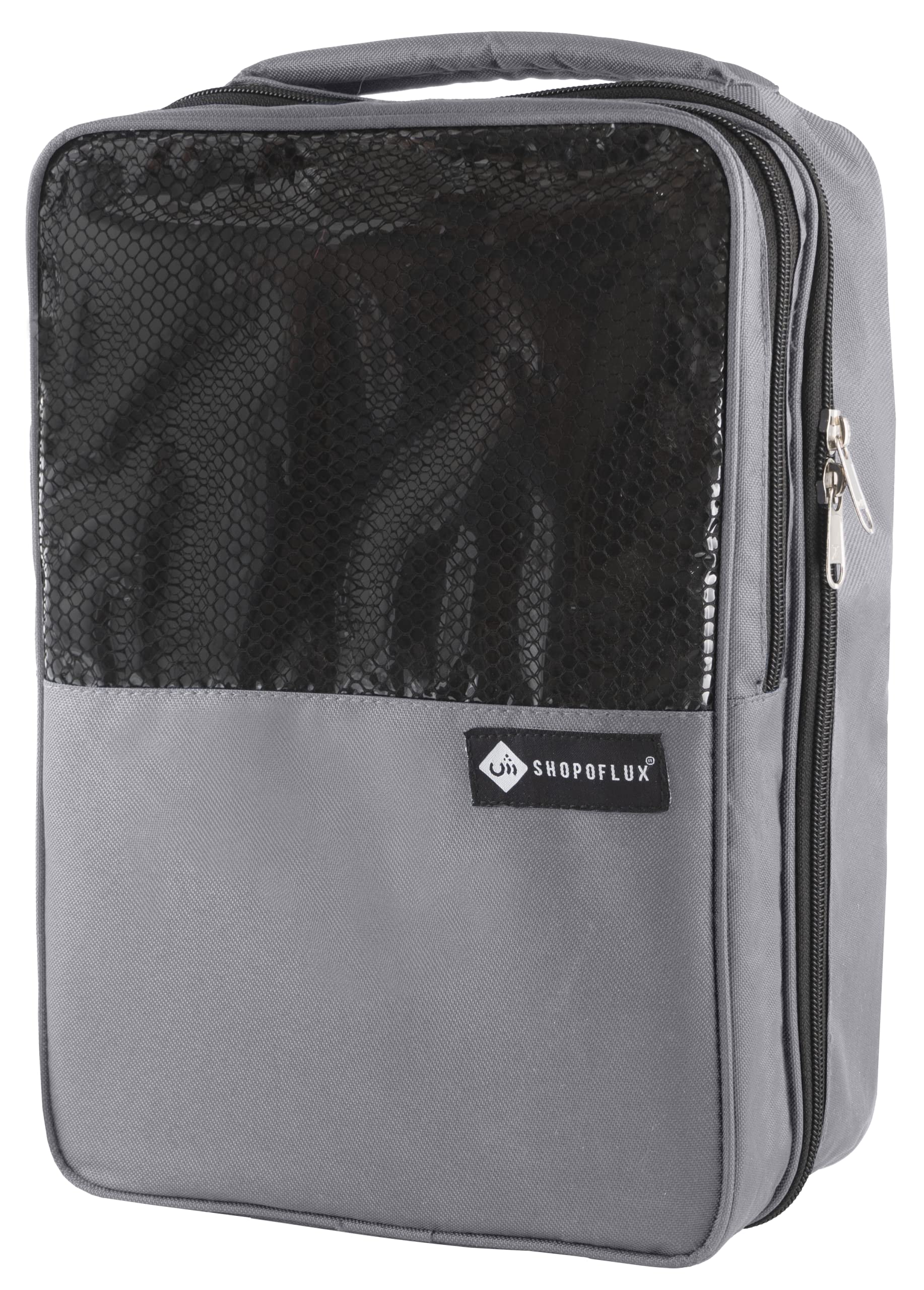 Shoes Bag for Travel | Footwear Organizer Pouch | Multi-Purpose Portable Foldable Organizer | Travelling Shoe Holder Storage Bag (Grey)-image-38