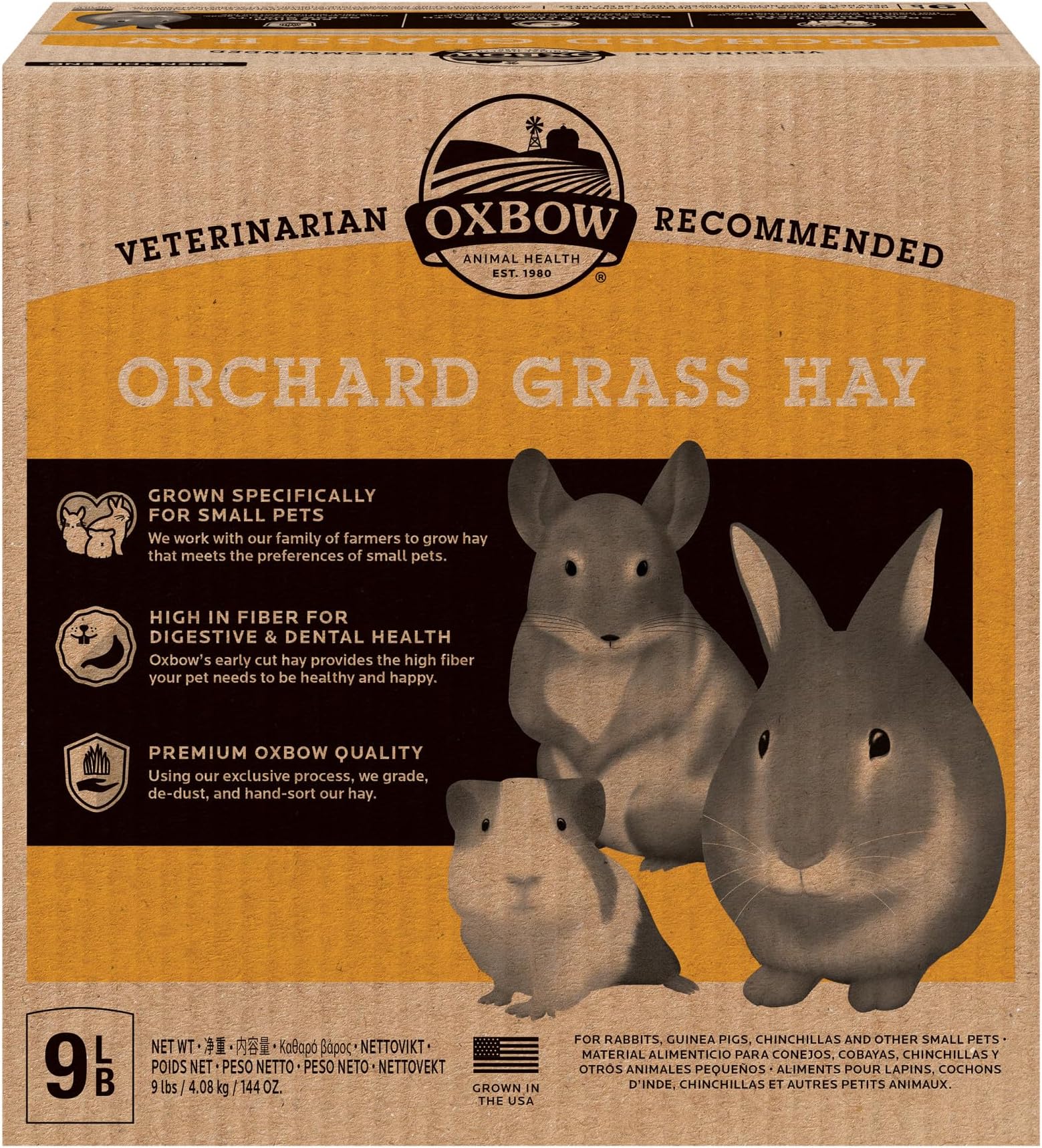 Orchard Grass Hay - 9 lbs