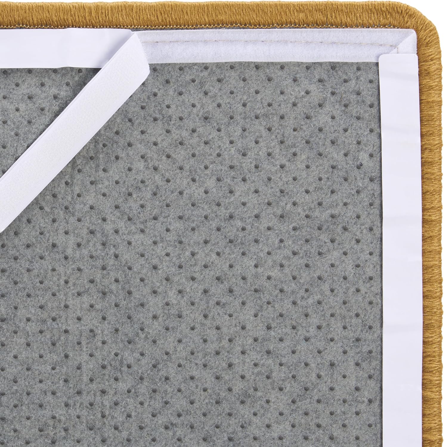 SAFAVIEH Cat Scratch Mat Pad Collection, 12" x 16", Beige, Sisal & Jute Boucle Weave, Velcro & Slip Resistant Backing